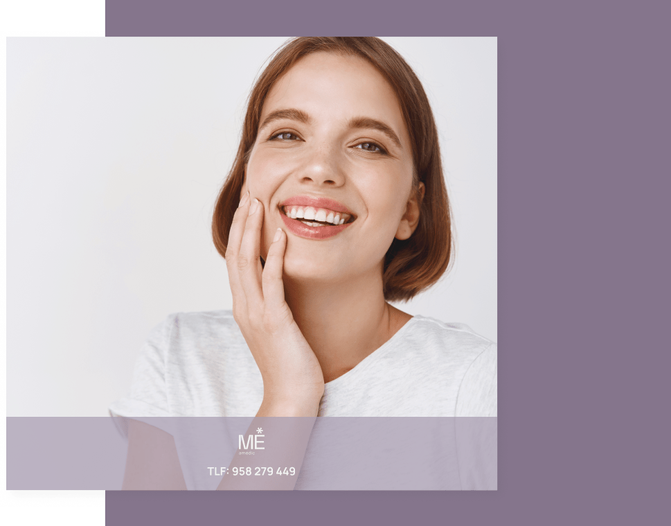 banner para blaqueamiento dental de tablet