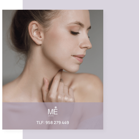 banner para cicatrices faciales de móvil