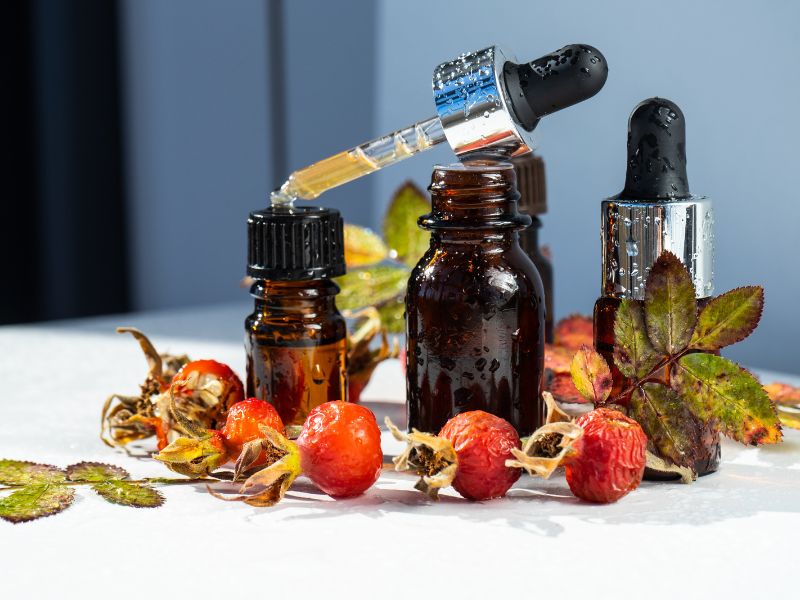 aceite de rosa mosqueta para el rostro