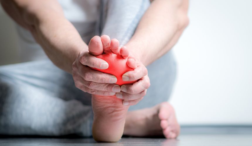 síntomas del dolor de pie abierto